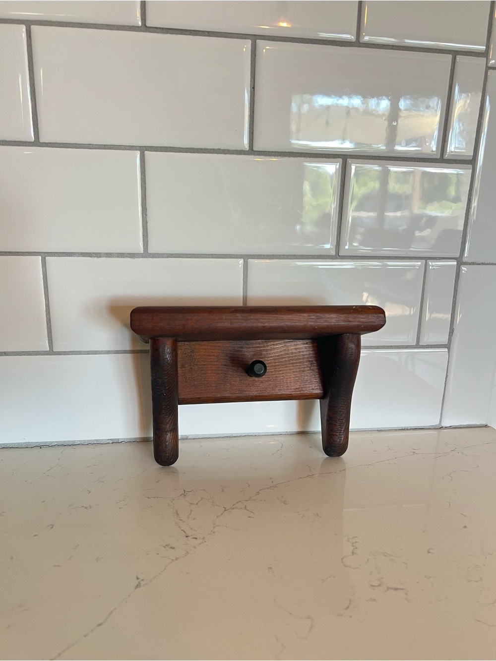 Small Wooden Wall Shelf